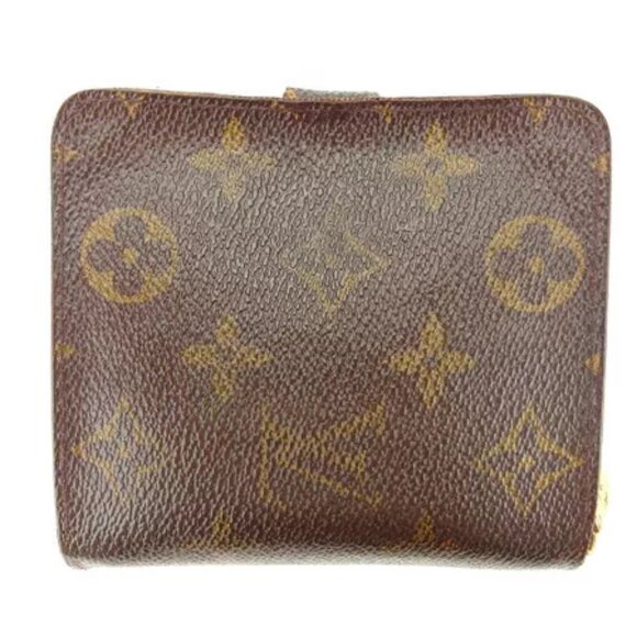 Louis Vuitton Wallet Purse Bifold Monogram Brown Woman Authentic - Picture 3 of 6